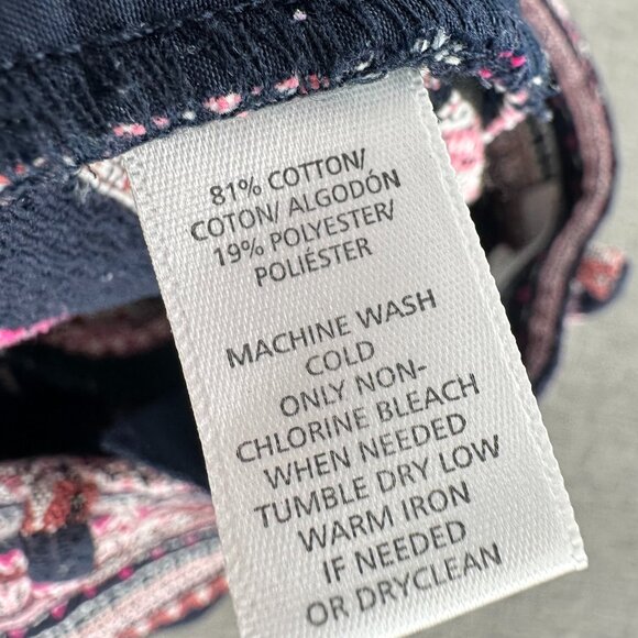 Ann Taylor LOFT Boho Shorts Aztec Print Tween Knit The Rivera Short 6P Cotton Bl - Picture 10 of 13